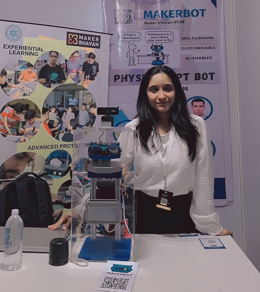 Robotics showcase after award recognition